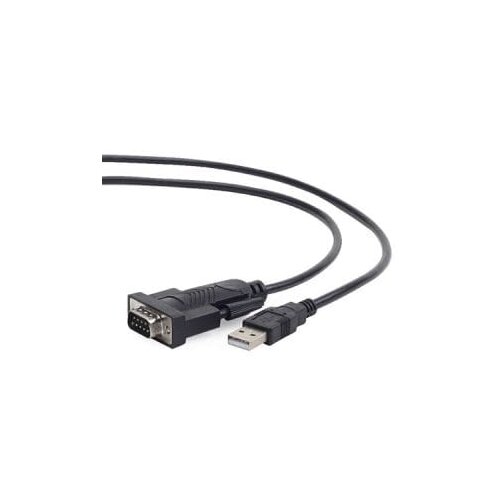  USB to DB9M serial port converter cable, black, GEMBIRD, 1,5m UAS-DB9M-02 Slike