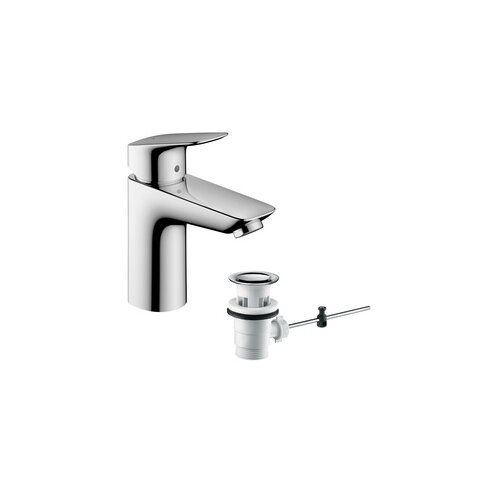 Hansgrohe Logis 100 Chrome baterija (slavina) za umivaonik sa odlivnim ventilom sifona pop-up 71100000 Cene