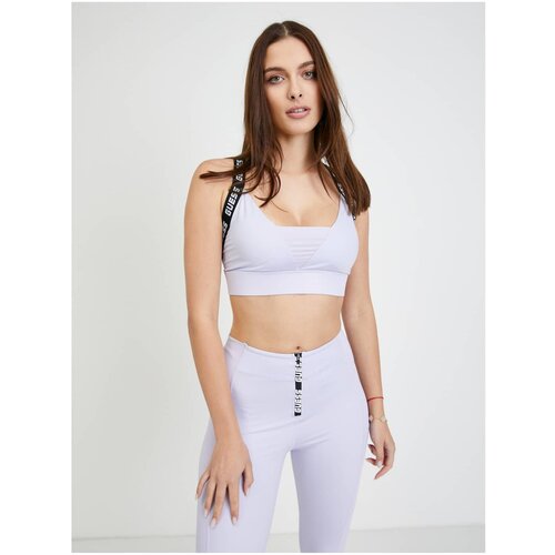 Guess Light Purple Sports Bra Cherry Active - Women Cene