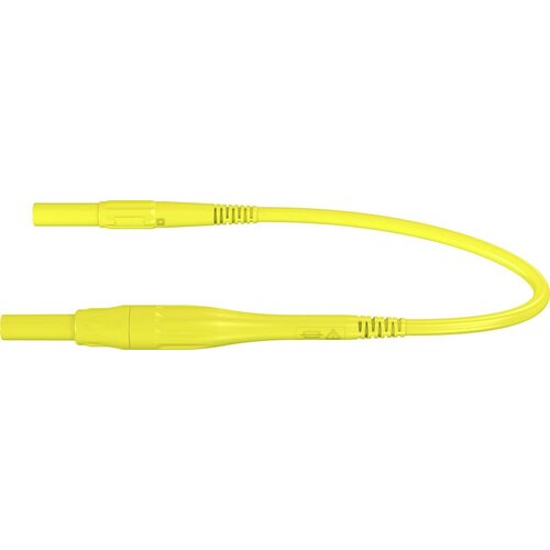 Stäubli XSMF-419 merilni kabel [lamelni vtič 4 mm - lamelni vtič 4 mm] 1.00 m rumena 1 kos, (20422954) Cene