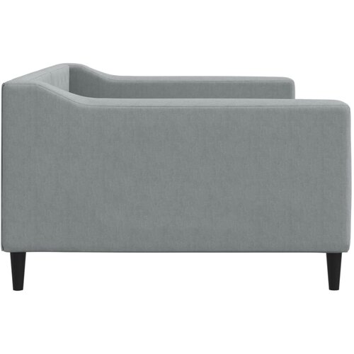  Dnevni krevet svjetlosivi 100 x 200 cm od tkanine Slike