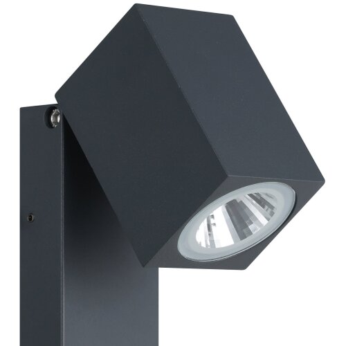 Eglo sakeda spoljna zidna lampa, led, 5w, 3000k, sa senzorom, liveni aluminijum/antracit Slike