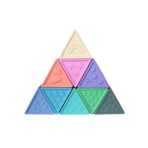 Jellystone Designs Zložljiva igrača Triblox, pastelna