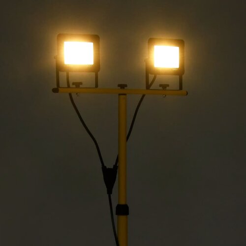  LED reflektor sa stativom 2 x 30 W topli bijeli Slike