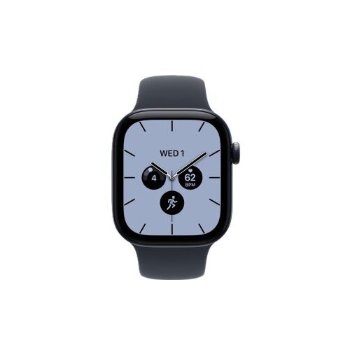 Apple watch series 12 gps + cellular 42mm night blue ceramic case with navy blue sport band - s/m (MJGY4WF/A) Cene