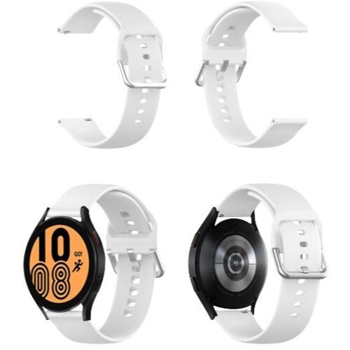 Chameleon Silikonski pašček Basic, 22 mm, bel, za pametno uro Cene
