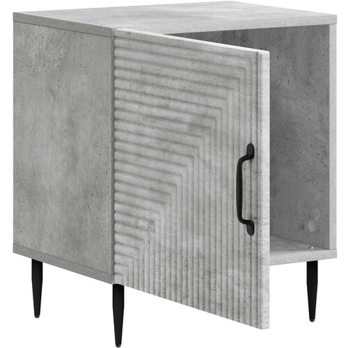  Noćni ormar 2 kom. Betonska siva 43 x 34,5 x 50 cm Slike