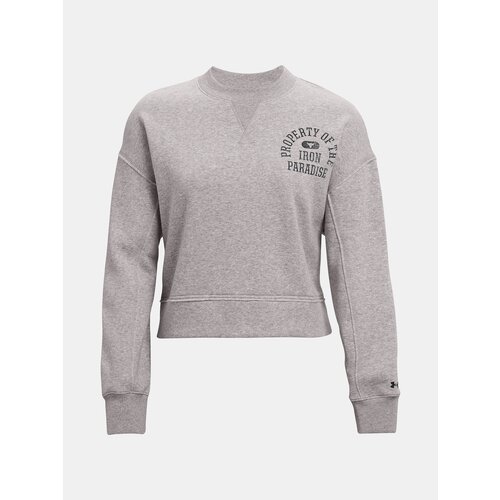 Under Armour Sweatshirt UA Prjct Rock Fleece LC Crew-GRY - Women Slike