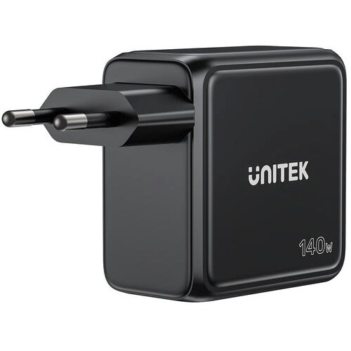 Unitek GAN CHARGER WITH DISPLAY, 140W, 3xUSB-C Slike