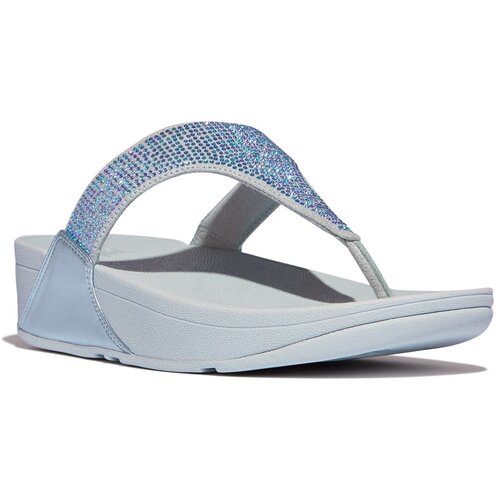 Fitflop LULU CRYSTAL EMBELLISHED TOE-POST Plava Slike