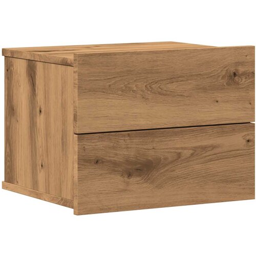 Maison Chic Stenska Nočna omarica - Nočna miza artisan hrast 40x32x30 cm, (21687533) Slike