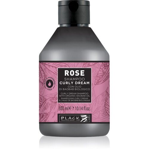 Black Professional Line Rose Curly Dream hidratantni &scaron;ampon za valovitu i kovrčavu kosu 300 ml Cijene