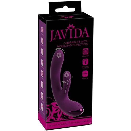 Javida zajčkast vibrator za G-točko in klitoris (vijoličen) Slike
