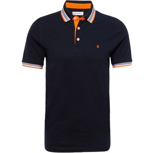 Jack &amp;amp; Jones Majica &amp;#039;PAULOS&amp;#039; mandarina / črna / bela Slike