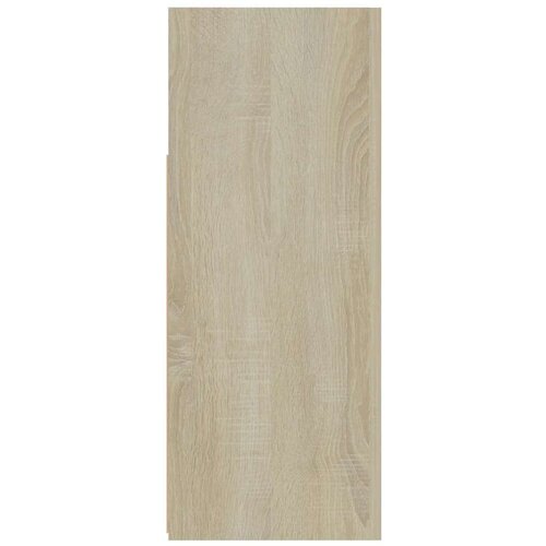 VidaXL Komoda z LED lučkami sonoma hrast 115,5x30x75 cm Slike