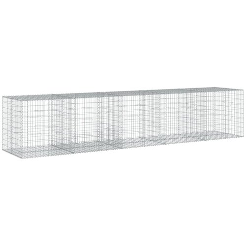  Gabionska ko&amp;scaron;ara s poklopcem 500x100x100 cm pocinčano željezo Slike