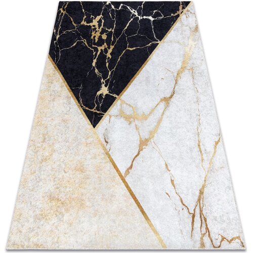 RugsX Preproge MIRO 52103.801 pralna preproga Marmor, geometričn 120x170 cm Pozlačena Cene