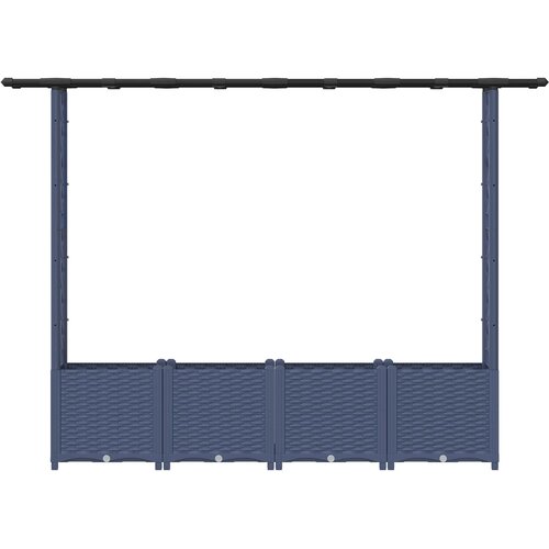  Povi&amp;scaron;eni krevet s mrežom i krovom Siva 203 x 40 x 138 cm PP Slike
