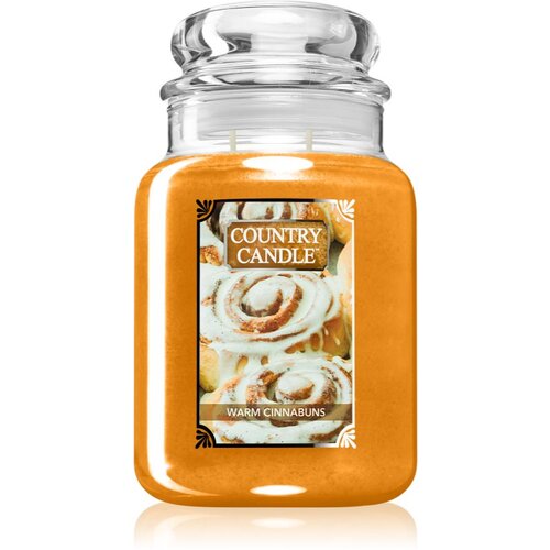 Country Candle Warm Cinnabuns di&amp;scaron;eča sveča 737 g Slike