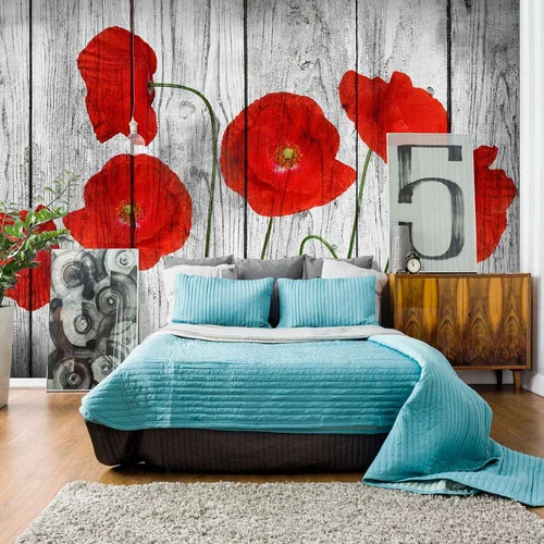  tapeta - Tale of Red Poppies 250x175