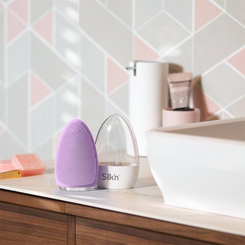 Silkn bright aparat za či&amp;scaron;čenje obraza purple Slike