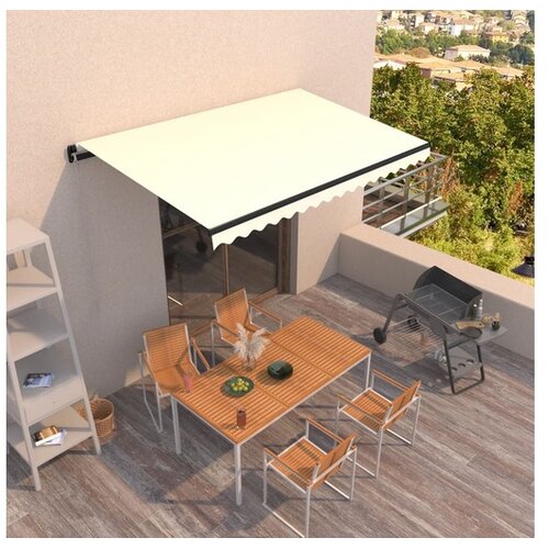  Tenda na ručno uvlačenje 450 x 350 cm krem Cijene