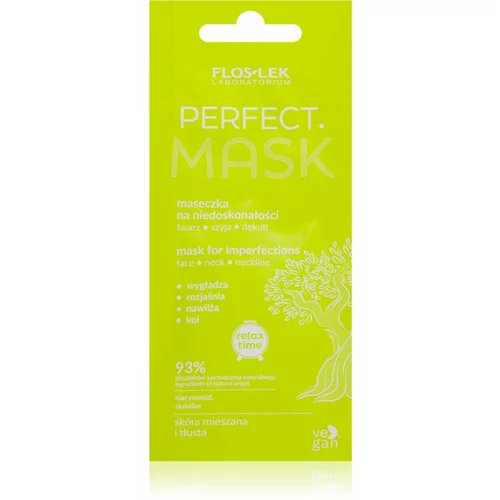 FlosLek Laboratorium Perfect čistilna maska za obraz za kožo z nepravilnostmi 6 ml