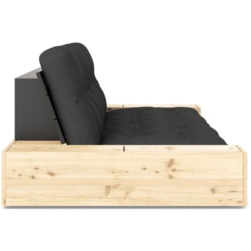 Karup Design Temno siva raztegljiva sedežna garnitura 244 cm Base &amp;ndash; Slike