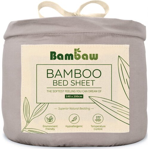 Bambaw rjuha iz bambusa 140 x 200 cm - grey Cene