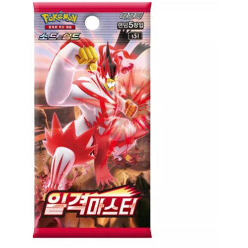 The Pokemon Company pokemon tcg: single strike - booster box (single pack) [kr] Slike