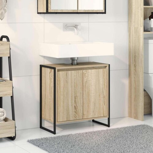  Kupaonski ormar Sonoma 60 x 30 x 60 cm Konstruirano drvo Cijene