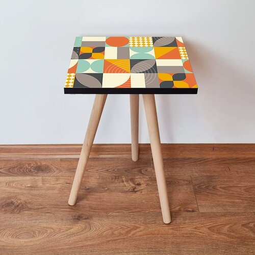 Hanah home klub sto Shp322, 35x42x35 cm, Šareni Cene