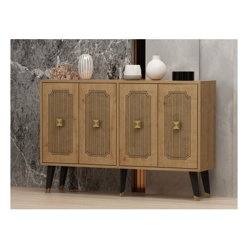 Woody Fashion Desarı - sapphire oak, gold sapphire oakgold console Slike