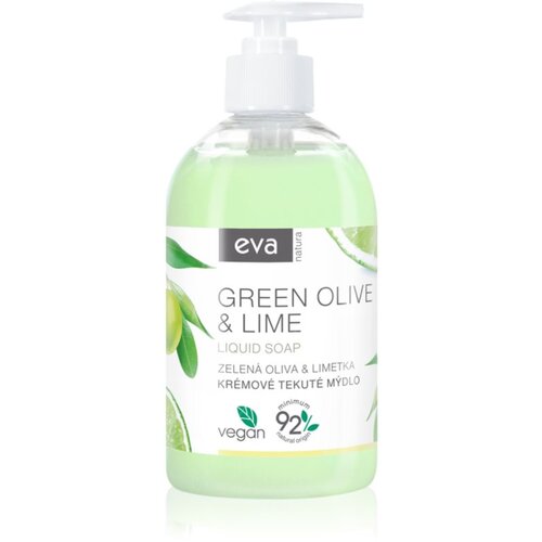 Eva Natura Green olive &amp;amp; Lime kremasto tekoče milo za roke 500 ml Slike