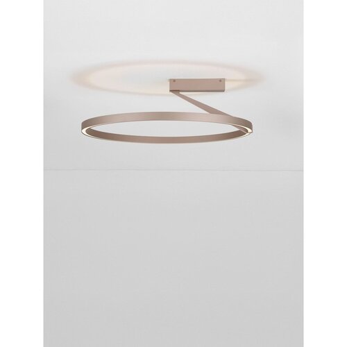 Nova Luce Aluminijasta LED zatemnitvena stropna svetilka v rožnato zlati Tilia &amp;ndash; Slike