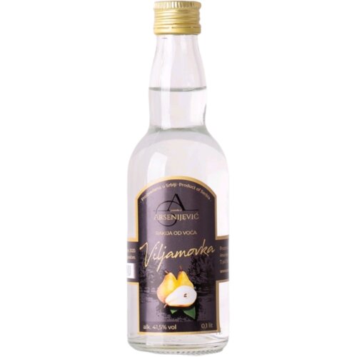 Arsenijević Rakija Vilijamovka 42% vol, 100ml Cene