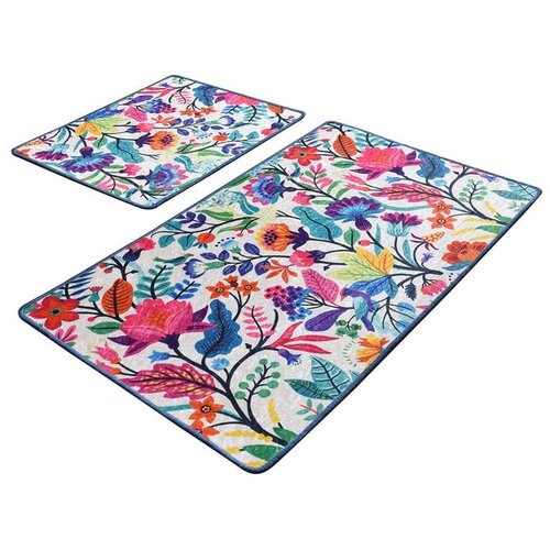 Chilai set od 2 pravokutne kupaonske prostirke Wild Garden Slike