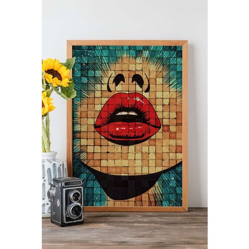 Wallity uramljena slika Popmosaıc3, 33x48 cm Cene