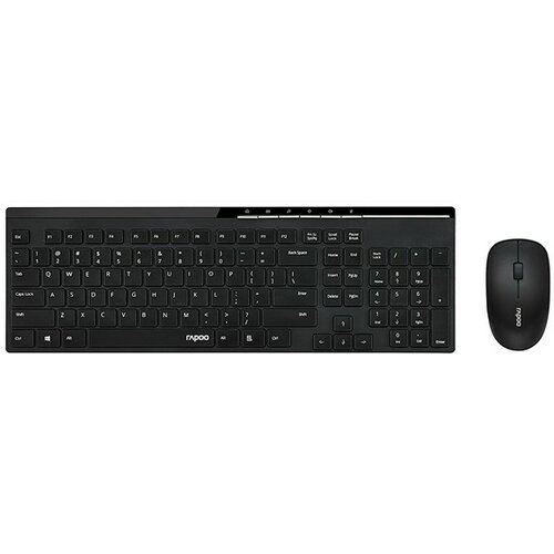 Rapoo USB US X8100 RP17489, Crna Wireless tastatura Slike