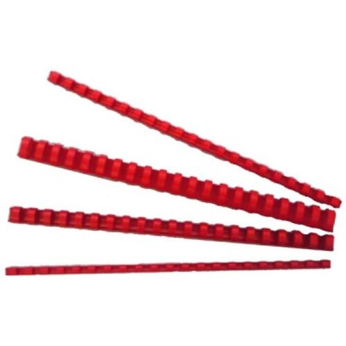 Klipko spirala za vezavo KLSR06 pvc 6 mm, rdeče, 100 kos Cene