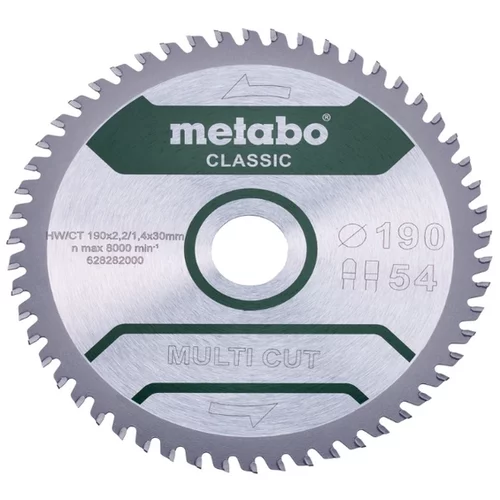 Metabo list žage Multi Cut Classic 190x30 54 FZ/TZ 5/B, 628663000