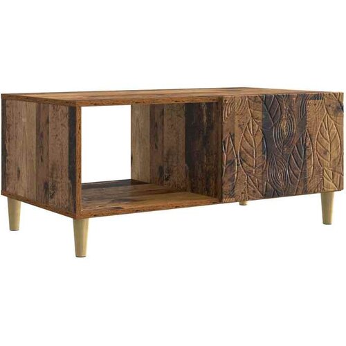 vidaXL Stolić za kavu Staro drvo 90 x 50 x 40 cm Konstruirano drvo - Staro drvo Cene
