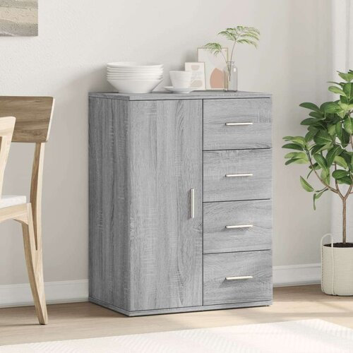 vidaXL Komoda boja hrasta sonome 59x39x80 cm od konstruiranog drva Cijene