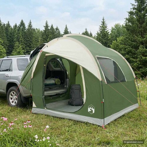  za auto Zelena 239 x 210 x 210 cm Poliester i čelik Slike