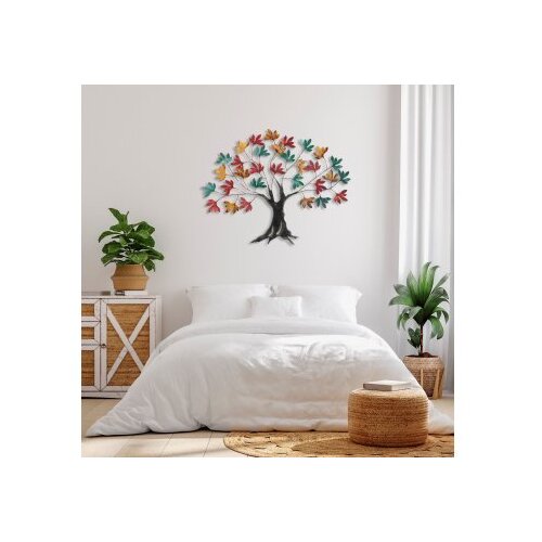 Wallity Zidna dekoracija Drvo sa &amp;scaron;arenim li&amp;scaron;ćem 115x94x4 cm Slike