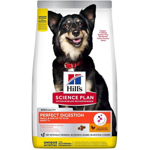 Hill&amp;rsquo;s Science Plan Adult Perfect Digestion Small &amp;amp; Mini Breed - 6 kg Slike