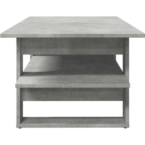 vidaXL Klubska mizica betonsko siva 102x55x42 cm inženirski les Cene