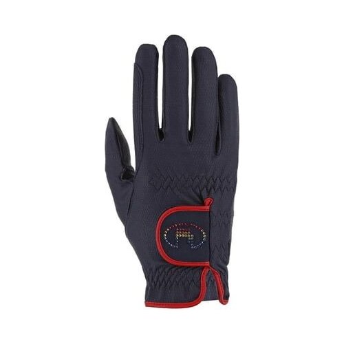 Roeckl Jahalne rokavice "MARNE", navy/rainbow - 6.5 Cene