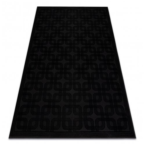 RugsX Preproga AURA J2556A črna / antracit - Geometrijska, strukturna, moderna 80x150 cm, (5000256109) Cene