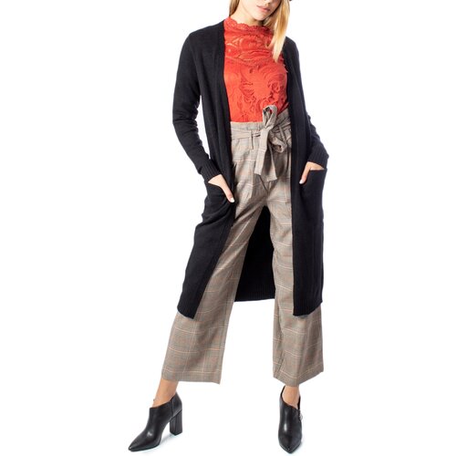 Vila VIRIL LONG L/S KNIT - NOOS 14042770 Crna Cijene